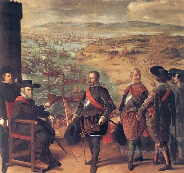 フランシスコ・デ・スルバラン Painting - イングリッシュ・バロック様式のフランシスコ・スルバロンに対するカディスの防衛